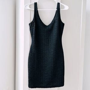 Mai Tai Black Mini Dress Strap